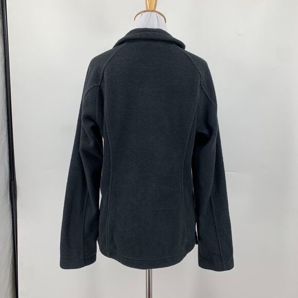 Columbia Jacket Womens M Medium Washed Black Benton Springs Full Zip Fleece - Picture 6 of 13